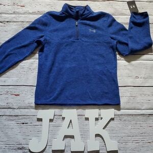 🆕️ Under Armour Boy's Blue Pullover Fleece
